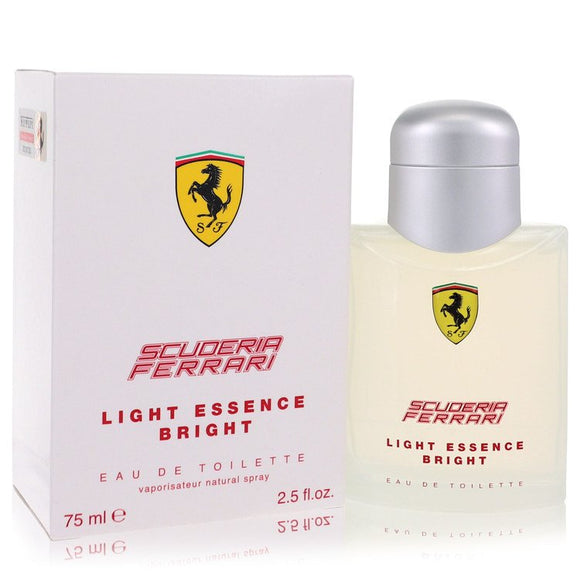 Ferrari Light Essence Bright Eau De Toilette Spray (Unisex) By Ferrari for Men 2.5 oz