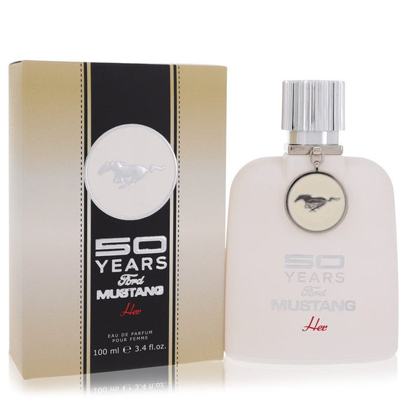 50 Years Ford Mustang Eau De Parfum Spray By Ford for Women 3.4 oz