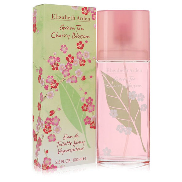 Green Tea Cherry Blossom Eau De Toilette Spray By Elizabeth Arden for Women 3.3 oz