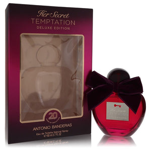 Her Secret Temptation Eau De Toilette Spray (Collector's Edition) By Antonio Banderas for Women 2.7 oz