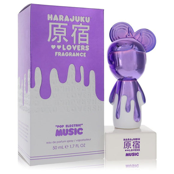 Harajuku Lovers Pop Electric Music Eau De Parfum Spray By Gwen Stefani for Women 1.7 oz