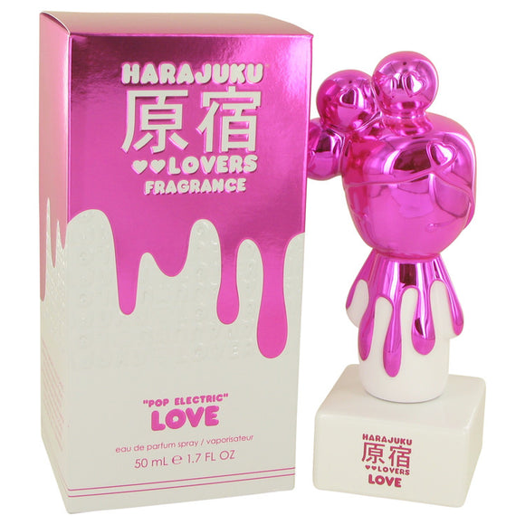 Harajuku Lovers Pop Electric Love Eau De Parfum Spray By Gwen Stefani for Women 1.7 oz