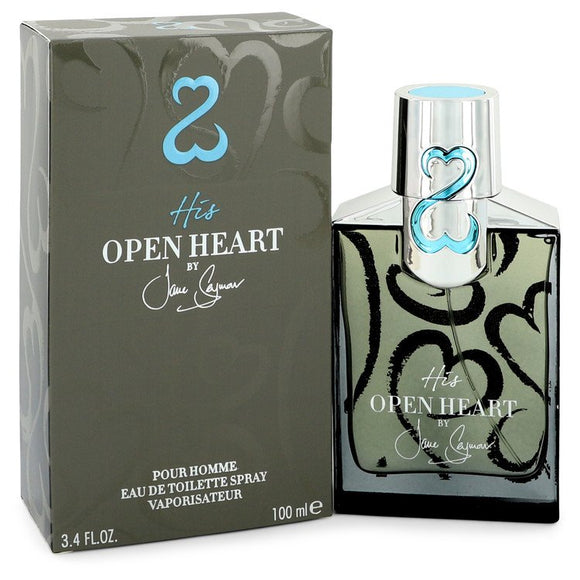 His Open Heart Eau De Toilette Spray By Jane Seymour for Men 3.4 oz