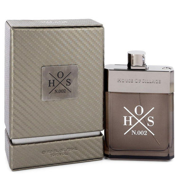 Hos N.002 Eau De Parfum Spray By House of Sillage for Men 2.5 oz