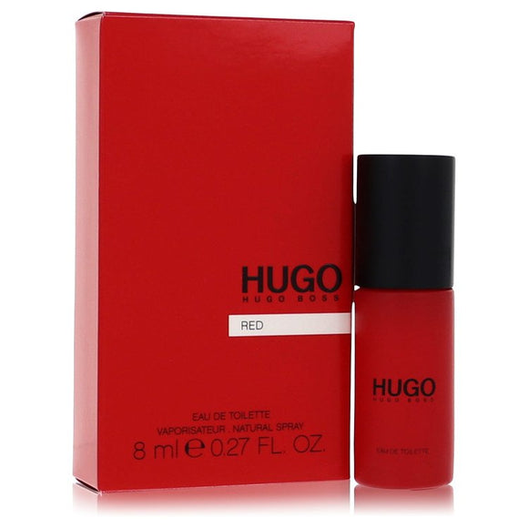 Hugo Red Eau De Toilette Spray By Hugo Boss for Men 0.27 oz