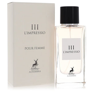 Iii L'impressio Pour Femme Eau De Parfum Spray By Maison Alhambra for Women 3.4 oz
