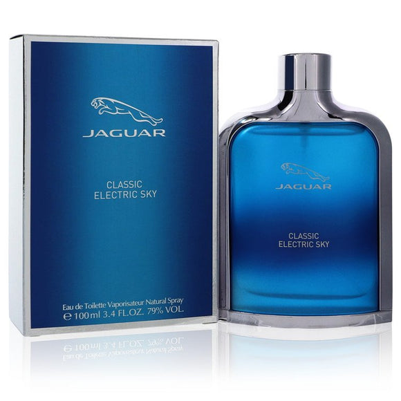 Jaguar Classic Electric Sky Eau De Toilette Spray By Jaguar for Men 3.4 oz