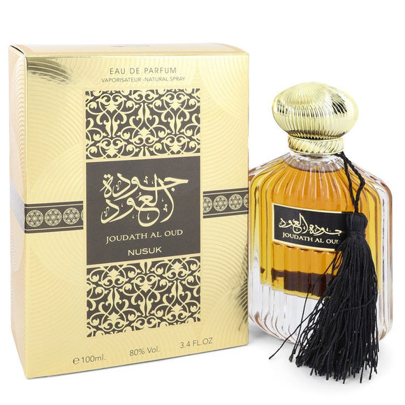 Joudath Al Oud Eau De Parfum Spray (Unisex) By Nusuk for Men 3.4 oz