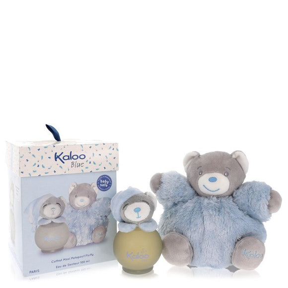 Kaloo Blue Eau De Senteur Spray (Alcohol Free) + Free Fluffy Bear By Kaloo for Men 3.2 oz