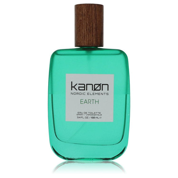 Kanon Nordic Elements Earth Eau De Toilette Spray (unboxed) By Kanon for Men 3.4 oz