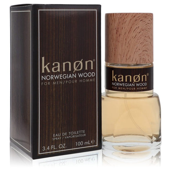 Kanon Norwegian Wood Eau De Toilette Spray By Kanon for Men 3.3 oz