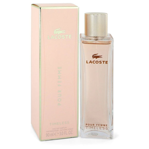 Lacoste Pour Femme Timeless Eau De Parfum Spray By Lacoste for Women 3 oz