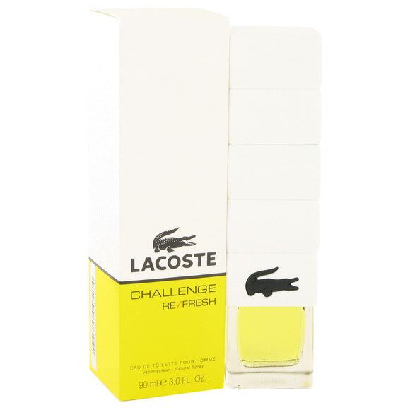 Lacoste Challenge Refresh Eau De Toilette Spray By Lacoste for Men 3 oz