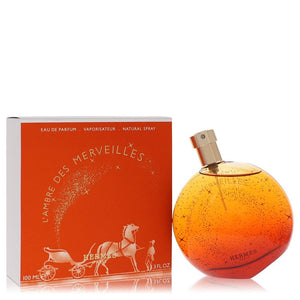 L'ambre Des Merveilles Eau De Parfum Spray By Hermes for Women 3.3 oz