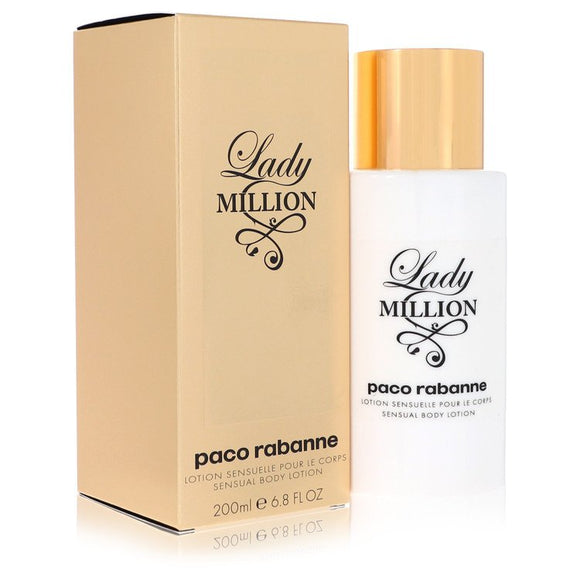 Lady Million Body Lotion By Paco Rabanne for Women 6.8 oz