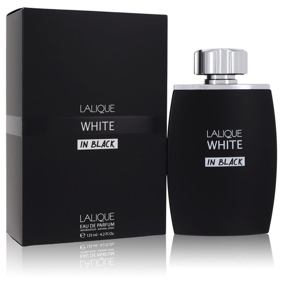 Lalique White In Black Eau De Parfum Spray By Lalique for Men 4.2 oz
