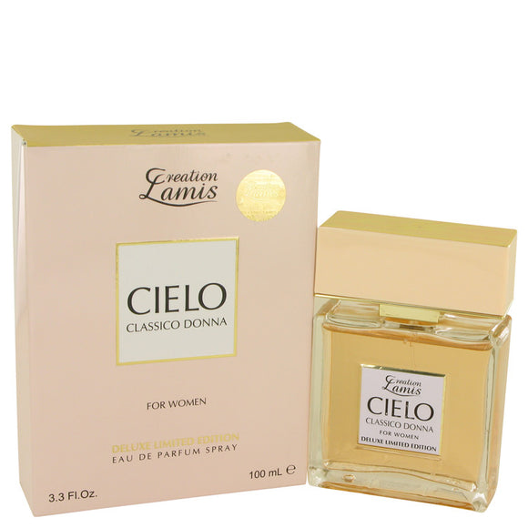 Lamis Cielo Classico Donna Eau De Parfum Spray Deluxe Limited Edition By Lamis for Women 3.3 oz