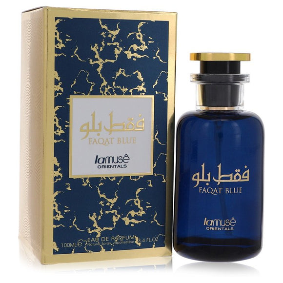 La Muse Orientals Faqat Blue Eau De Parfum Spray (Unisex) By La Muse for Men 3.4 oz