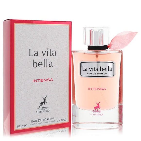La Vita Bella Intensa Perfume By Maison Alhambra Eau De Parfum Spray for Women 3.4 oz