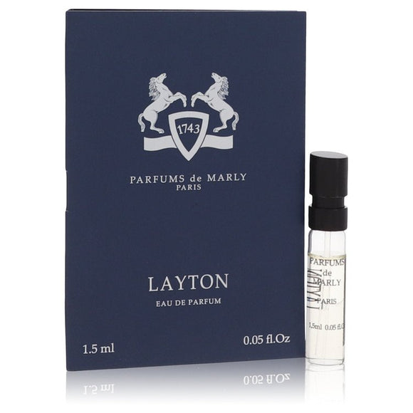 Layton Exclusif Cologne By Parfums De Marly Vial (sample) for Men 0.05 oz