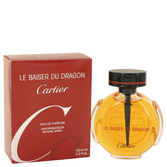 Le Baiser Du Dragon Eau De Parfum Spray By Cartier for Women 3.3 oz