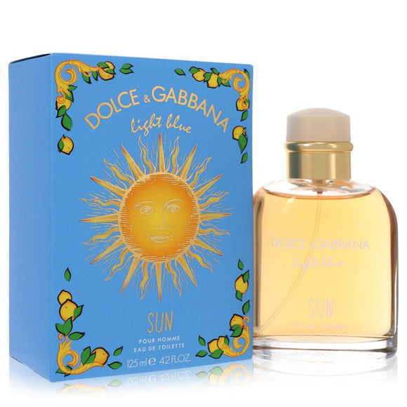 Light Blue Sun Eau De Toilette Spray By Dolce & Gabbana for Men 4.2 oz