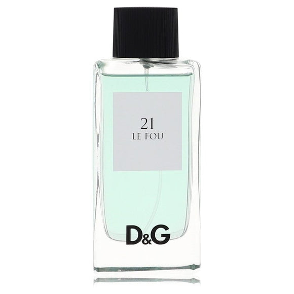 Le Fou 21 Eau De Toilette spray (Tester) By Dolce & Gabbana for Men 3.3 oz