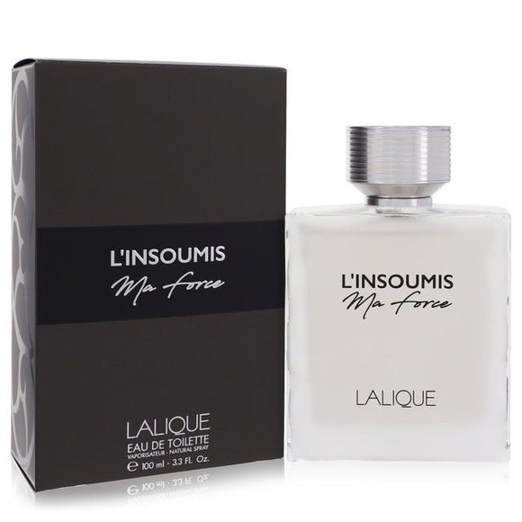 L'insoumis Ma Force Eau De Toilette Spray By Lalique for Men 3.3 oz