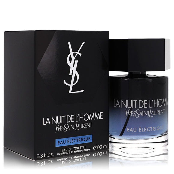 La Nuit De L'homme Eau Electrique Eau De Toilette Spray By Yves Saint Laurent for Men 3.3 oz