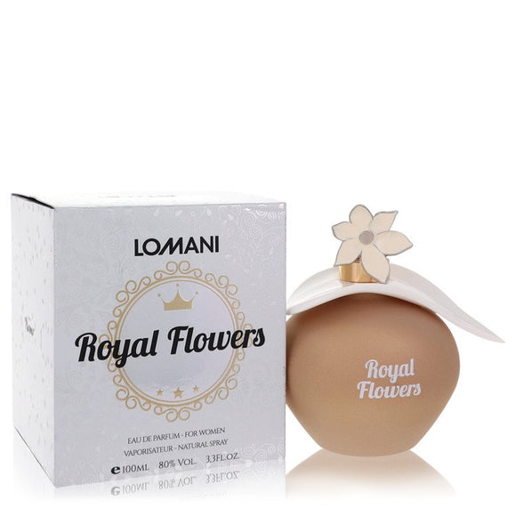 Lomani Royal Flowers Eau De Parfum Spray By Lomani for Women 3.4 oz