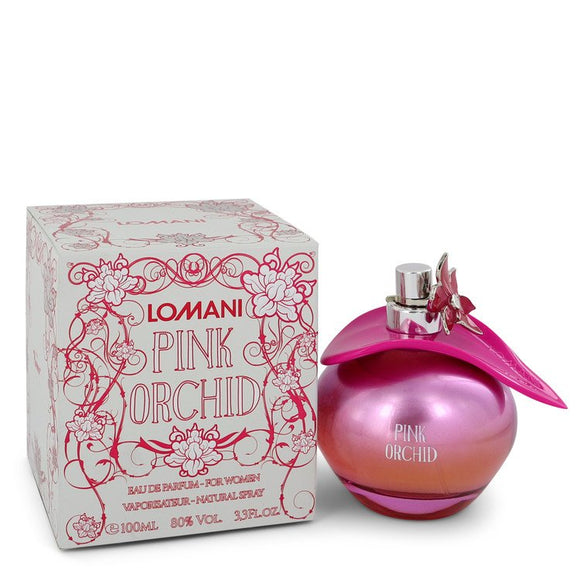 Lomani Pink Orchid Eau De Parfum Spray By Lomani for Women 3.3 oz
