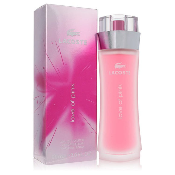 Love Of Pink Eau De Toilette Spray By Lacoste for Women 3 oz