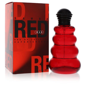 Samba Red Eau De Toilette Spray By Perfumers Workshop for Men 3.4 oz