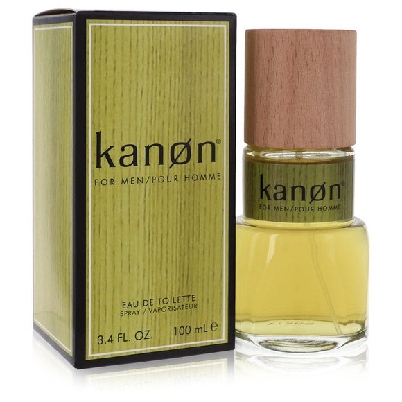 Kanon Eau De Toilette Spray (New Packaging) By Scannon for Men 3.3 oz
