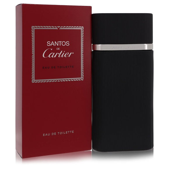 Santos De Cartier Eau De Toilette Spray By Cartier for Men 3.3 oz