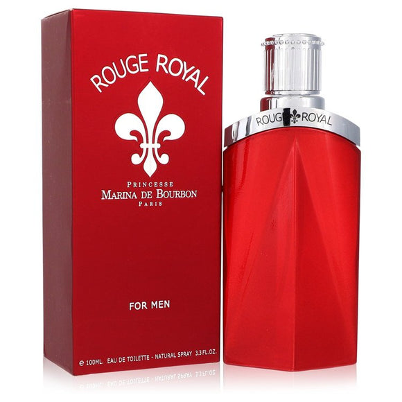 Marina De Bourbon Rouge Royal Eau De Toilette Spray By Marina De Bourbon for Men 3.3 oz