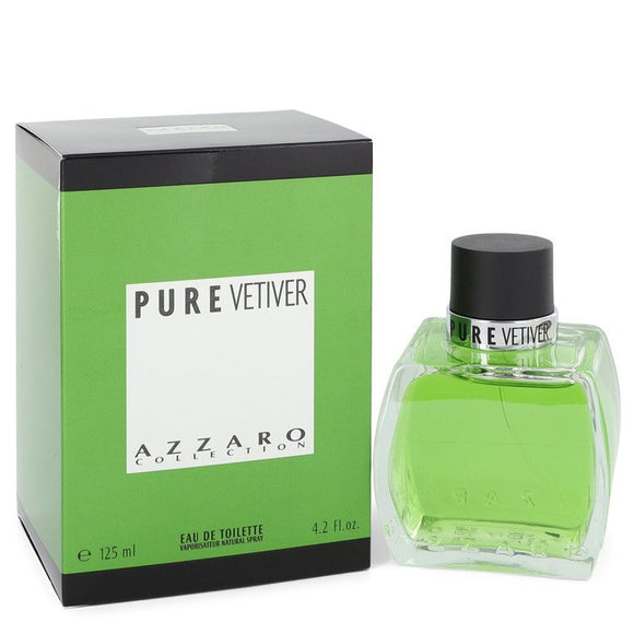 Azzaro Pure Vetiver Eau De Toilette Spray By Azzaro for Men 4.2 oz