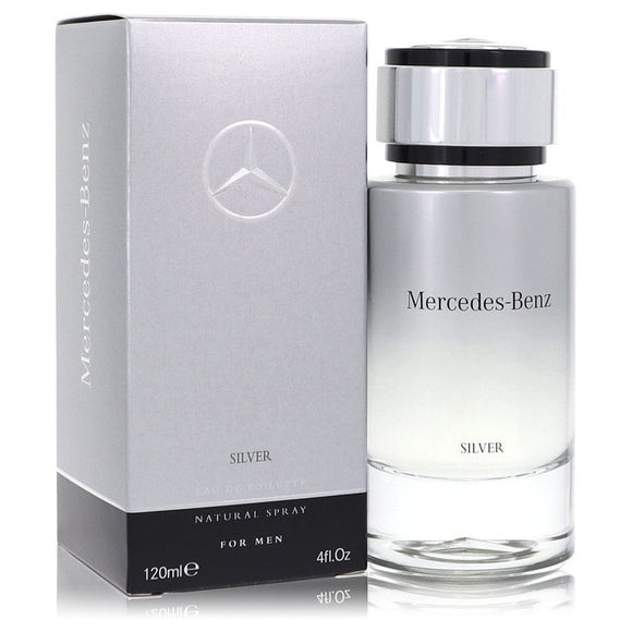 Mercedes Benz Silver Eau De Toilette Spray By Mercedes Benz for Men 4 oz