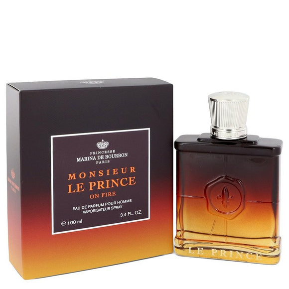 Marina De Bourbon Le Prince In Fire Eau De Parfum Spray By Marina De Bourbon for Men 3.4 oz