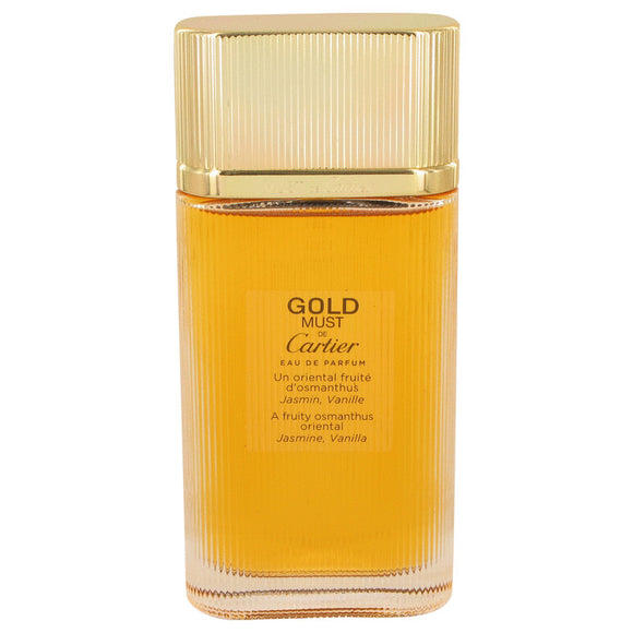 Must De Cartier Gold Eau De Parfum Spray (Tester) By Cartier for Women 3.3 oz