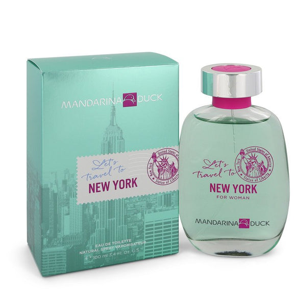 Mandarina Duck Let's Travel To New York Eau De Toilette Spray By Mandarina Duck for Women 3.4 oz