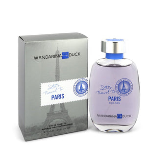 Mandarina Duck Let's Travel To Paris Eau De Toilette Spray By Mandarina Duck for Men 3.4 oz