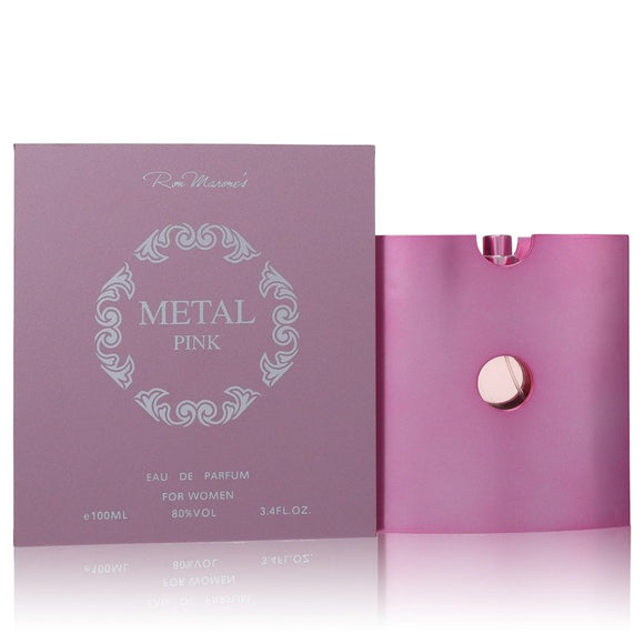 Metal Pink Eau De Parfum Spray By Ron Marone's for Women 3.4 oz