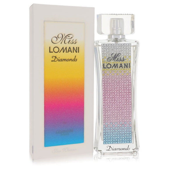 Miss Lomani Diamonds Eau De Parfum Spray By Lomani for Women 3.3 oz