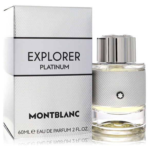 Montblanc Explorer Platinum Cologne By Mont Blanc Eau De Parfum Spray for Men 2 oz
