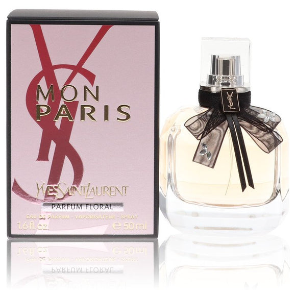 Mon Paris Parfum Floral Eau De Parfum Spray By Yves Saint Laurent for Women 1.6 oz
