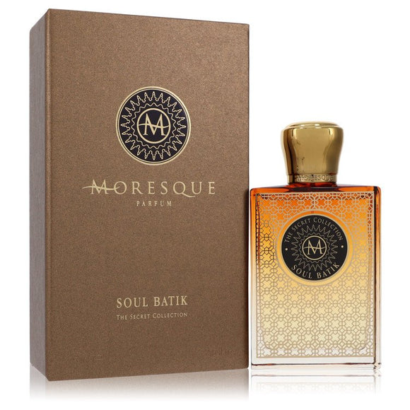 Moresque Soul Batik Secret Collection Eau De Parfum Spray (Unisex) By Moresque for Men 2.5 oz