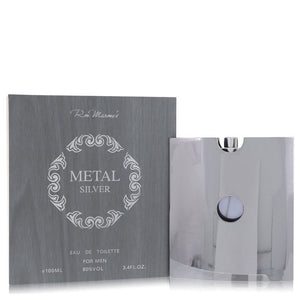 Metal Silver Eau De Toilette Spray By Ron Marone for Men 3.4 oz
