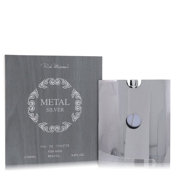 Metal Silver Eau De Toilette Spray By Ron Marone for Men 3.4 oz