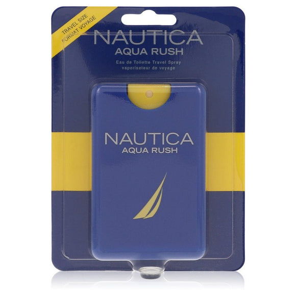 Nautica Aqua Rush Eau De Toilette Travel Spray By Nautica for Men 0.67 oz
